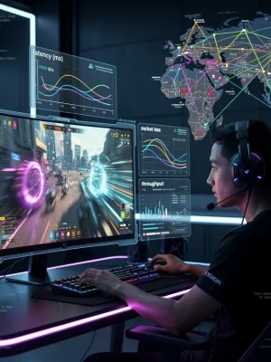 Gamer optimizing network for low latency online gaming in 2026
