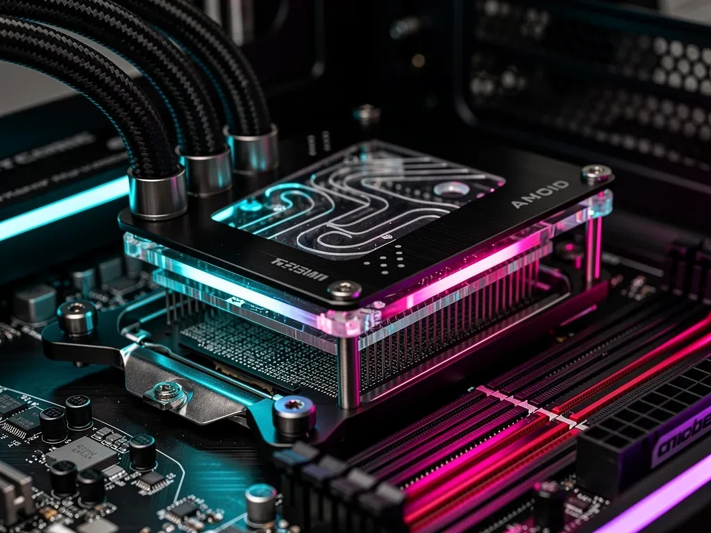 High-performance CPU with liquid cooling for optimal gaming in 2026