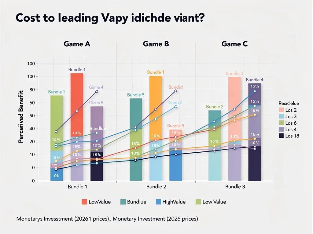 Comparative chart showing value versus cost of in-app purchases in three mobile games, 2026.
